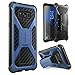 i-Blason Transformer Series Case for Galaxy S8+ Plus, [Kickstand] [Heavy Duty] [Dual Layer] Holster Cover with [Locking Belt Clip] for Samsung Galaxy S8+ Plus 2017 Release (Navy)