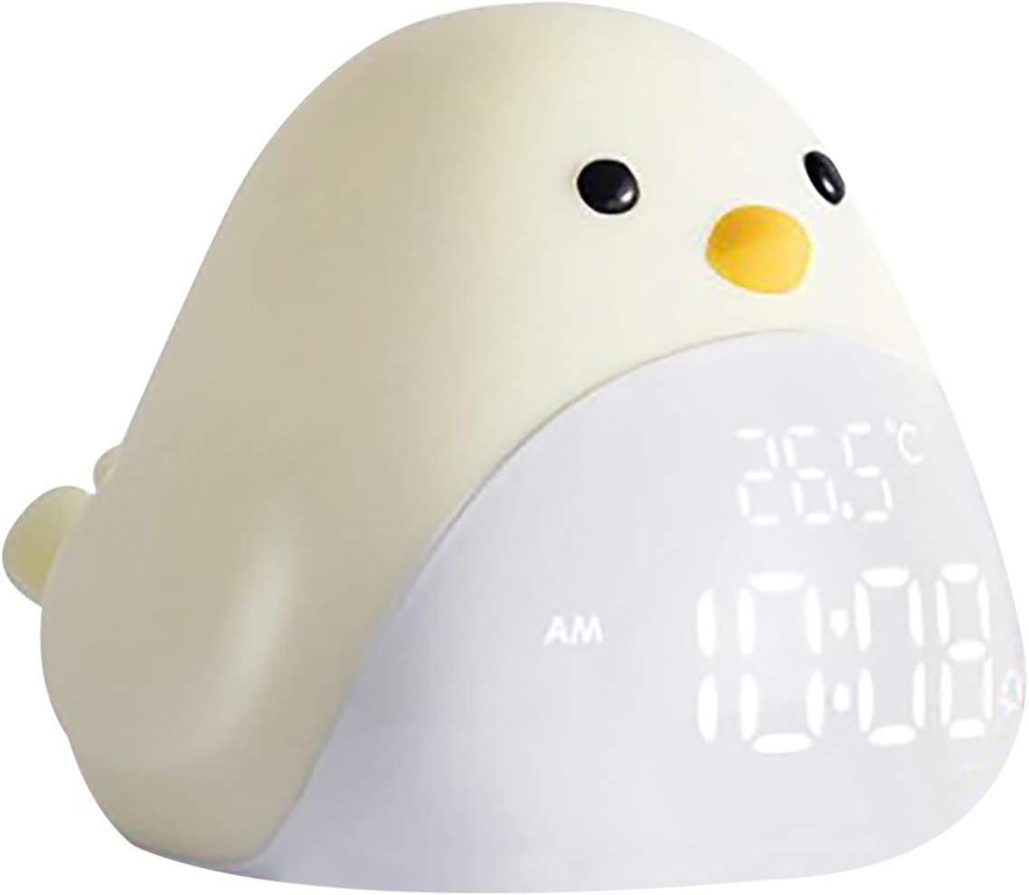 Lazy Time Bird Alarm Clock Led Night Light Digital Night