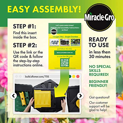 2 Miracle+Gro+Small+Composter+Capacity+Gardening