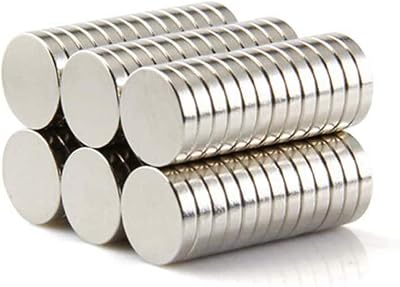 Yizhet 50 Pcs 8x2mm Neodymium Magnets N38 Small Whiteboard Fridge