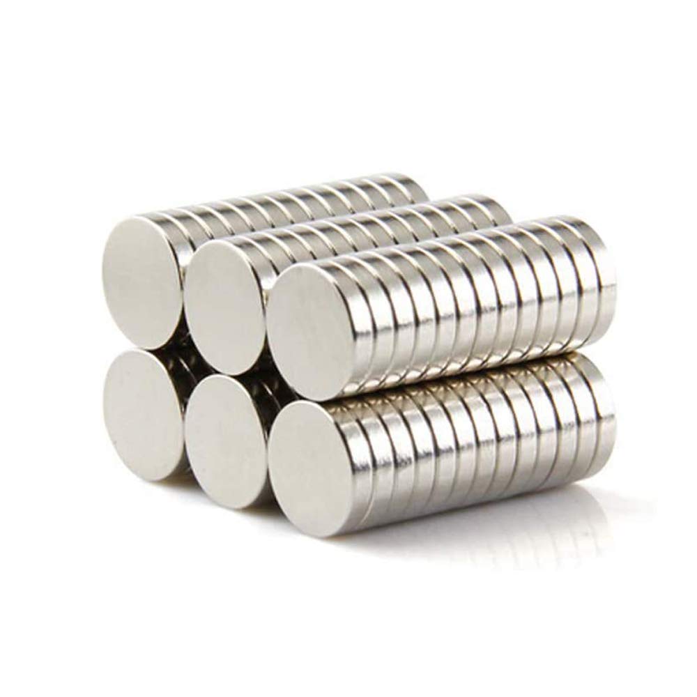 Yizhet 50 PCS 8 * 2mm Magnets, N38 Neodymium, Small Mini yet Strong for Postcard and Photo, Whiteboard and Fridge