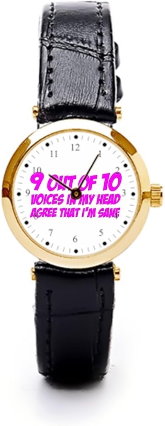 Aromar Leather Watch Box Funny Quotes Ladies Wrist Watch Amazon Co Uk Watches