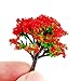 NW 100pcs 1.57inch Colorful Model Trees Model Train Scenery Architecture Trees Model Scenery No Stands（4cm）