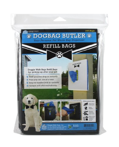 dogbag BUTLER Pet Dog Waste Bag, Black/Unscented
