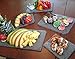 Cohas Slate Food and Cheese Platter or Art Board Includes 3 Medium 8 by 12 Inch Boards, Undrilled Gray Slate