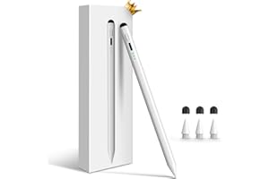 STYLUSHOME Pencil for Apple iPad 11th/10th/9th, 2X Fast Charge Stylus Pen for iPad, Palm Rejection, Tilt Sensitivity, Compatible with iPad A16/10/9/8/7/6, Pro M4/13/12.9"/11", Air M3/M2/5/4/3, Mini 7/6/5
