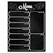 Magnetic Menu Dry Erase Weekly Meal Planner Refrigerator Board With Grocery List And Notes (Menu Blackboard)