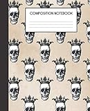 Composition Notebook: Vintage Gothic Grunge Skull College Ruled Notebook Lined School Journal