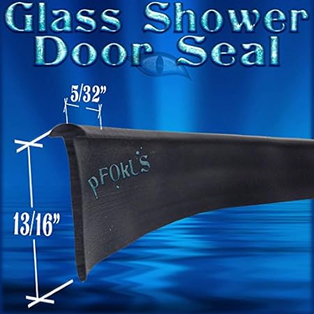 Ds8230 Framed Glass Shower Door Sweep Wipe Seal Amazon Co Uk Diy