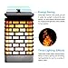 Huttar Solar Lantern Lights Dancing Flames Lights Waterproof Outdoor Hanging Lanterns Decoration Lighting Dust to Dawn Auto On/Off Night Light for Patio Yard Garden Pathway Table