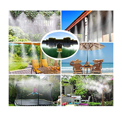 Bulpure Misting Cooling System with 20FT Mist System + 60W 5L / min