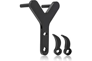 Velarionna New Lower Control Arm Prying Tool Control Arm Bushing Tool Susp-ension Specialty Bushing Tools Lower Ball Joint Pry Work with a 1/2" Drive Extension Breaker Bar (Color:Black)