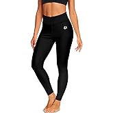 Deerose Print Swim Pants for Women Sun Protection High Waisted Swimming Leggings Rash Guard Pants