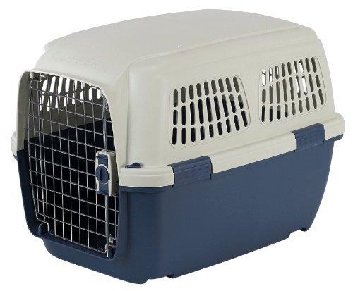 Marchioro Clipper Cayman 5 Pet Carrier, 32.25-inches, Tan/Blue - Thumbnail 2