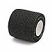 DROK 10 Rolls Self Adhesive Tape, 2.0in 14.76ft Black Breathable Nonwoven Fabric Protective Tape, Flexible Cling Scope Wrap, Military Camo Stretch Bandage Stealth Tape for Gun Knife Handle Covering