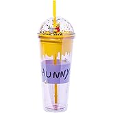 Silver Buffalo Disney Winnie the Pooh “Hunny” Travel Tumbler with Dome Top Lid, 24 Ounces