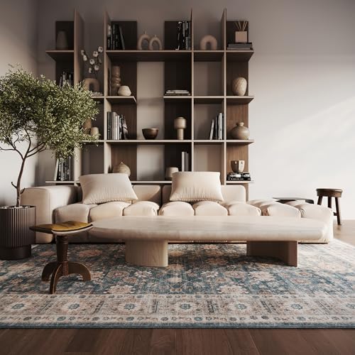 Nuloom Aisling Bordered 9' x 12' Machine Washable Area Rug for Living Room Bedr…
