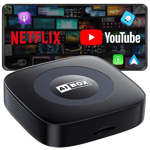 Photo 1 of Ai Magic Box for Streaming Netflix/YouTube/TikTok, Wireless CarPlay Adapter Dongle Support TF Card for OEM Wired Car Play & Android Auto Cars