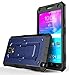 E LV Case for Galaxy Note 4 Case Shock Absorption/HIGH Impact Resistant Full Body Hybrid Armor Protection Defender Case Cover for Samsung Galaxy Note 4 - [Dark Blue/Black]