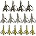 Ceeyali 21 Pcs 5cm Metal Eiffel Tower Craft Art Statue Model for Table Decor,Cake Topper,Gifts,Party,Jewelry Stand Holder,Home Decoration