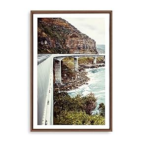 Framed Canvas Wall Art for Living Room, Bedroom Highway Canvas Prints for Modern Home Decoration Ready to Hang - 16"x24" inches