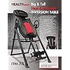 Health Gear ITM7.5 Big & Tall Inversion Table - 400 lbs, 5'1" - 7'0"