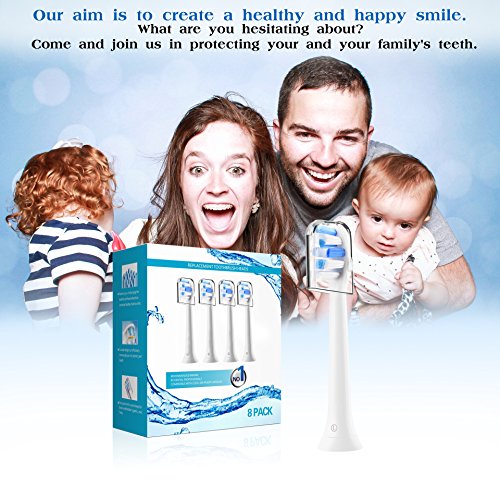 image for Sonicolor Sonicare Replacement Brush Heads for Philips Sonic Toothbrus