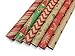 Note Card Cafe Bella Kraft Christmas Wrapping Paper | 6 Pack | 30 x 120 inch Rolls | Classic, Minimalist Designs | Holidays, Christmas, Gifts, Presents, Exchanges, Showers | Recyclable, Biodegradable