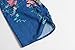 HiMONE Women's Bohemian Tunic or Dress Neck Tie Floral Print Ethnic Style Casual Dress Large