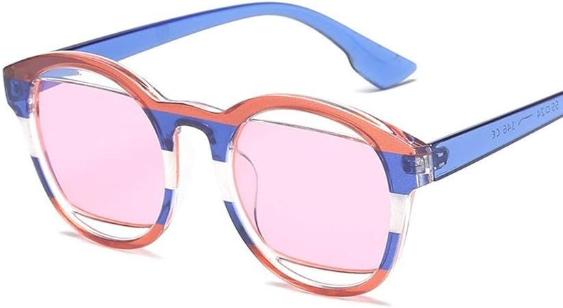 Q Ai Ni Occhiali Da Sole Cornice Colorata Occhiali Da Sole Per Tutti Color Light Blue Tea Box Light Pink Amazon It Casa E Cucina