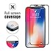 iPhone XS/iPhone X Screen Protector, JOTO Full Screen Tempered Glass Screen Protector Film, Edge to Edge Protection Screen Cover Saver Guard for Apple iPhone Xs 2018 / iPhone X 2017 (2-Pack, Black)