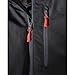 Helly Hansen Men's Crew Midlayer Fleece Lined Waterproof Windproof Rain Jacket, 990 Black, Medium