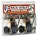 2 Pack, Rack-Strap, The Original American Made Ladder Rack Tie-Down, Round Mounting Bracket, RS2 Gold 1-7/8 Inch Diameter Round Mounting Bracket, Bolt Hardware Included, 8 Foot Black Strap