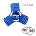AMASKY Fidget Spinner,EDC Toy,Ultra Durable Stainless Steel Bearing, High Speed Spins, Focus on Anxiety Stress Relief Boredom Killing Time Toys.(Blue)