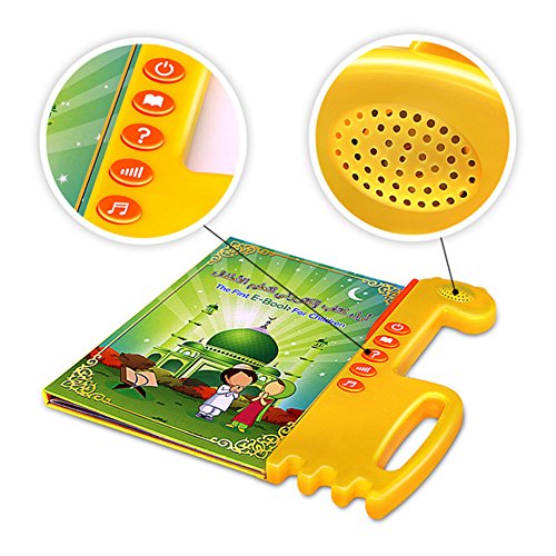 YOOMUN Muslim Islamic Reading Machine Quran Electronic, English&Arabic Eord, The First Children E-book- Best Gift Toy