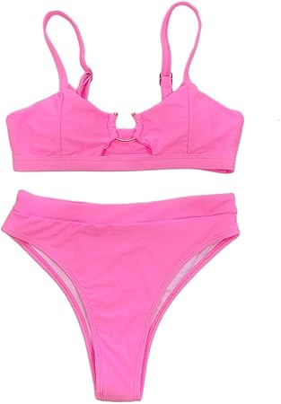 pink snakeskin bikini