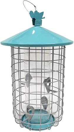 Amazon Com Hgzbxl Bird Feeders Round Iron Art Anti Squirrel Bird