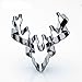 Sweet Cookie Crumbs Deer Head Cookie Cutter - Stainless Steel