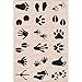 Hero Arts LL376 Ink 'n' Stamp Wood Sets, Animal Prints