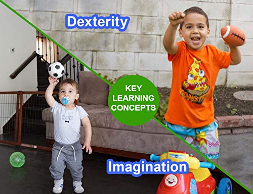 3 ToysOpoly+Set+Sports+Balls+Pump