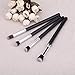 Sannysis 4Pcs Makeup Cosmetic Tool Eyeshadow Powder Foundation Blending Brush Set