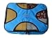 GreEco 4 Pcs Packing Cubes Plus 1 Pc Laundry Bag and 1 Pc Shoe Bag Aqua Blue