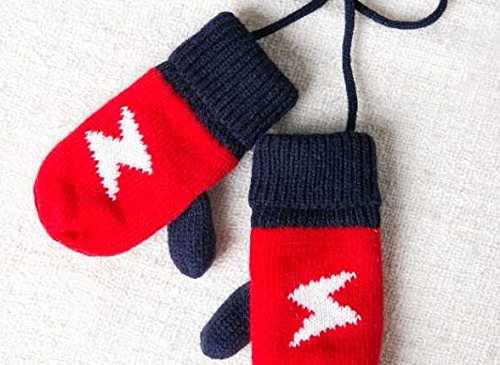 Baby Kint Hat and Scarf Mitten Set Unisex Infant 6-24 Months(red) - Thumbnail 6