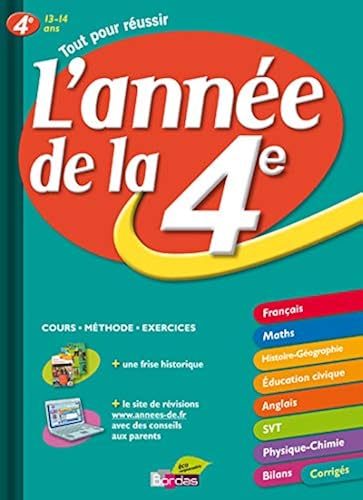 Download L'année de la 4e : 13-14 ans PDF