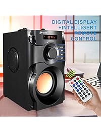inil Home Radio portátil al aire última intervensión altavoces Altavoces De computadora, Color negro