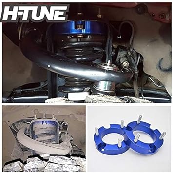Amazon Co Jp 車高調 新型 ハイラックス Gun125 フロント用リフトアップキット 25mm 1インチ アルミスペーサー 車高上げ スポーツ アウトドア