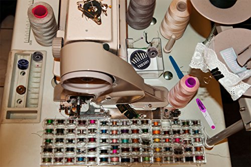 image for Paxcoo 50 Pcs Bobbins and Sewing Threads with 30 Pcs Sewing Needles, S