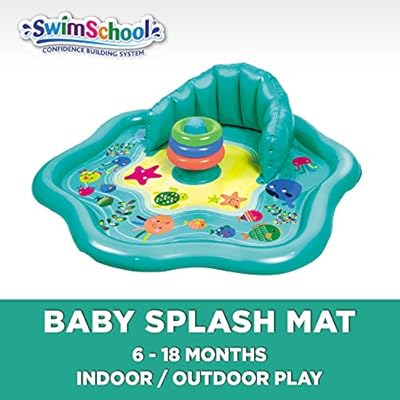 swim school splash mat