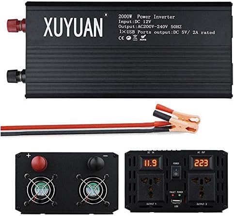 インバーター00w ピーク4000w 正弦波インバーターdc電源コンセント12v 激安通販販売 24vからac 12vto110v 110v 2v電圧コンバーターインバータートランスキャンプ屋外電源に最適