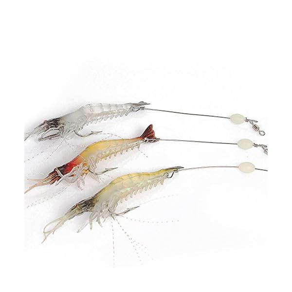 Guasslee-10pcslot-85cm-6g-Artificial-Silicone-Soft-Bait-Luminous-Shrimp-Fishing-Lure-with-Hook-Fishing-Tackle